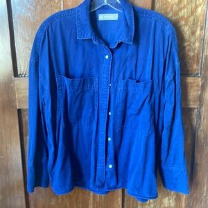 Everlane tencel boxy shirt- size medium, bellwether blue